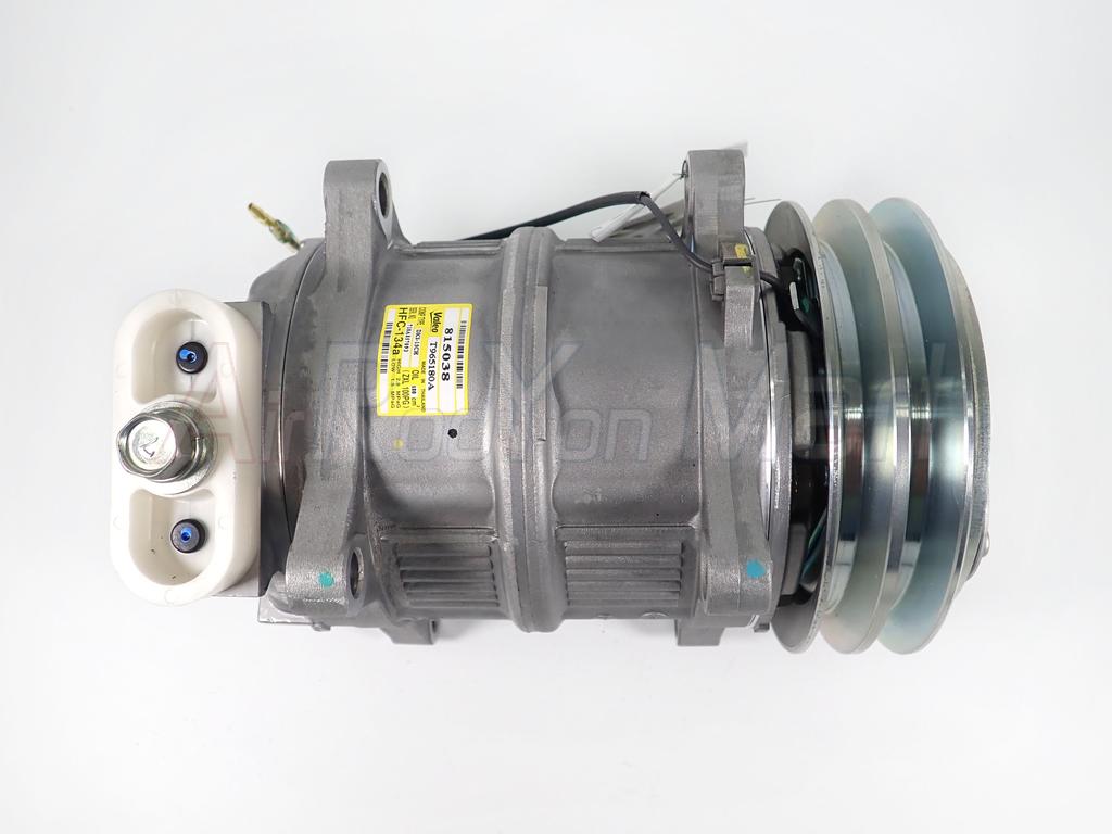 คอมแอร์ Isuzu TFR R134a (แอร์ Kiki) หัวแปะบนเอียงขวารูเล็ก Valeo - Image 3