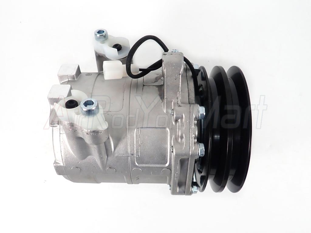 คอมแอร์ Caterpillar 306E / 313B 2ร่อง ออกบน 12V