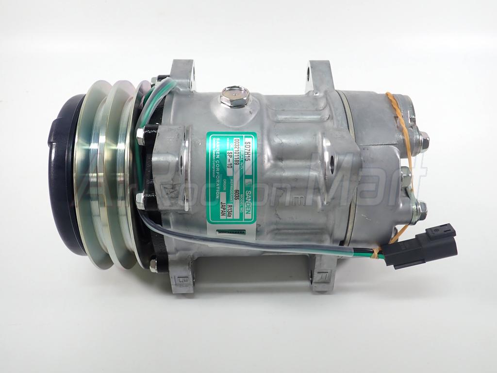 คอมแอร์ Volvo Truck 7H15 รุ่นพูเล่ 2 ร่องA Sanden