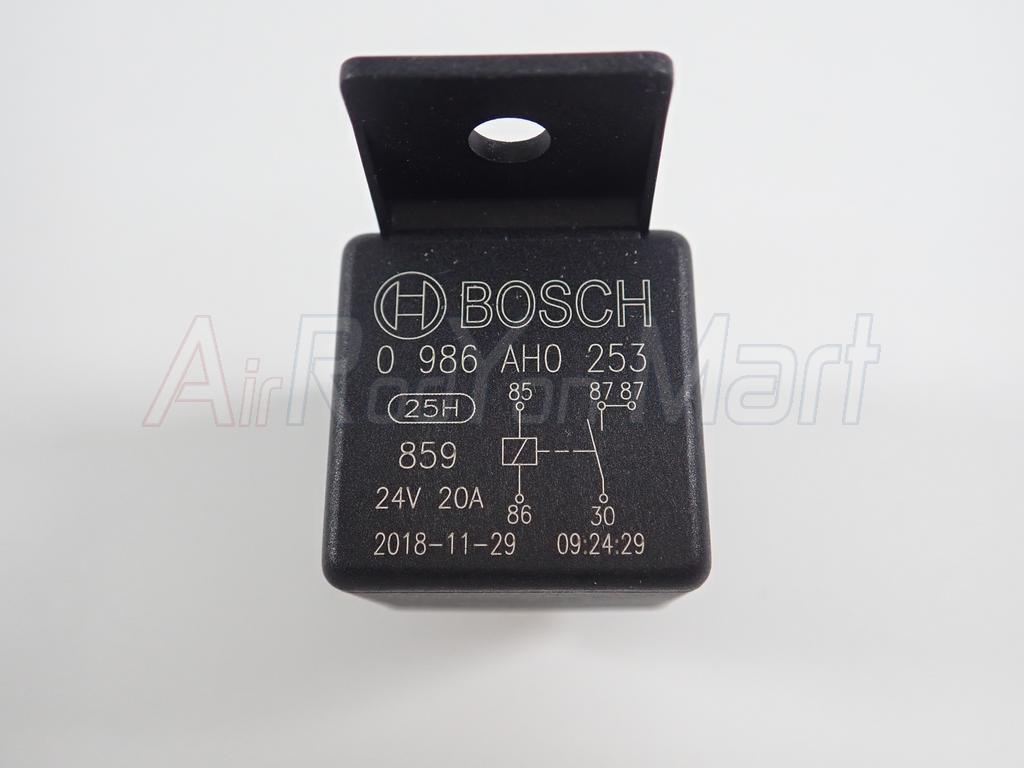 รีเลย์ Bosch 5ขา 24V 20A (รีเลย์หน้าเดียว) Bosch