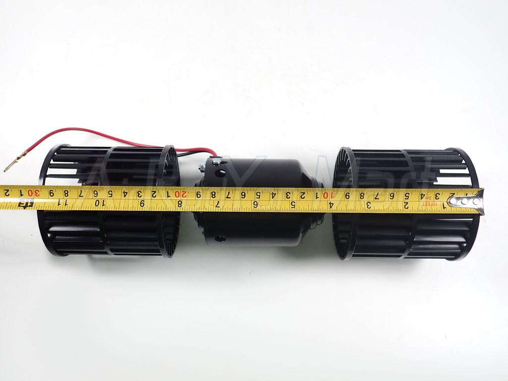 มอเตอร์ พัดลมแอร์ 6200 รอบ 12V แบบใบสั้น (ความยาวใบพัด 8.5 ซม.) แบบใบพัด: ใบสั้น 8.5 ซม.