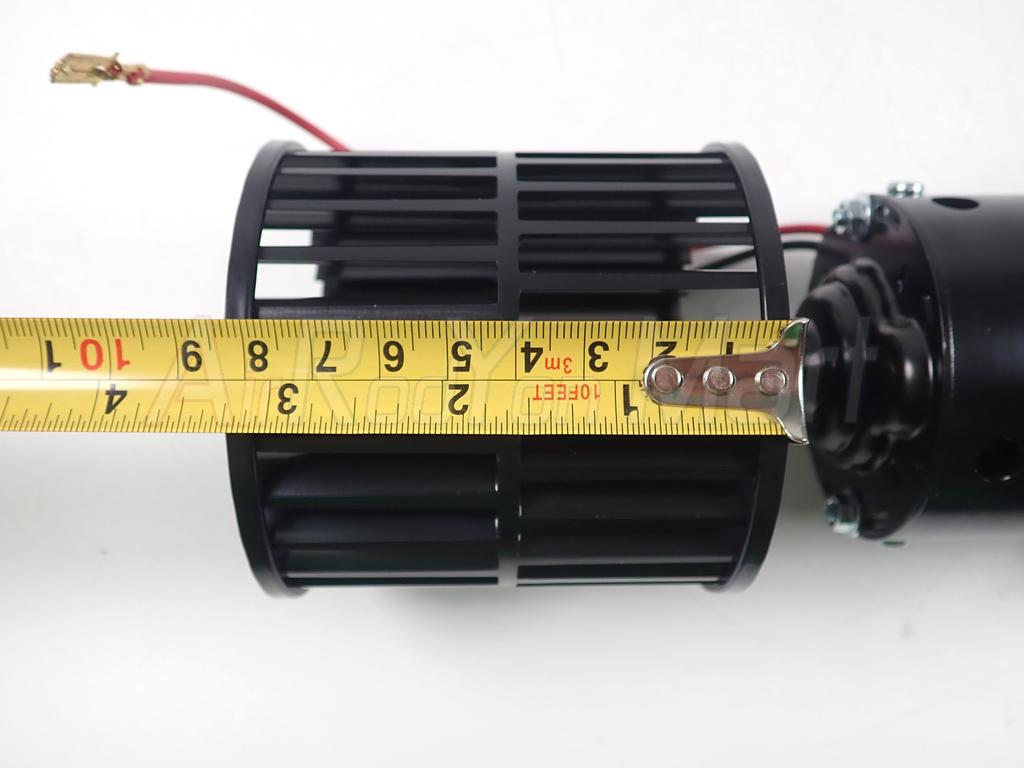มอเตอร์ พัดลมแอร์ 6200 รอบ 12V แบบใบสั้น (ความยาวใบพัด 8.5 ซม.) แบบใบพัด: ใบสั้น 8.5 ซม.