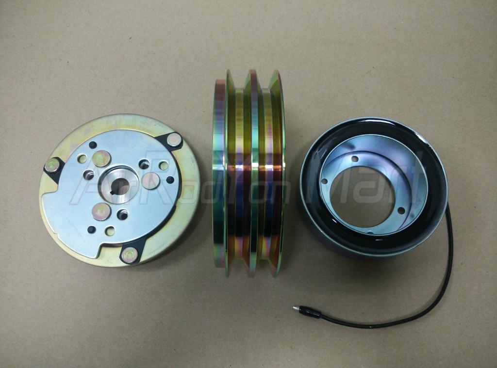 คลัชคอมแอร์ 508 2ร่องA 12V แบบพูเล่เล็ก (13.2 ซม.) แกนแบบลิ่ม