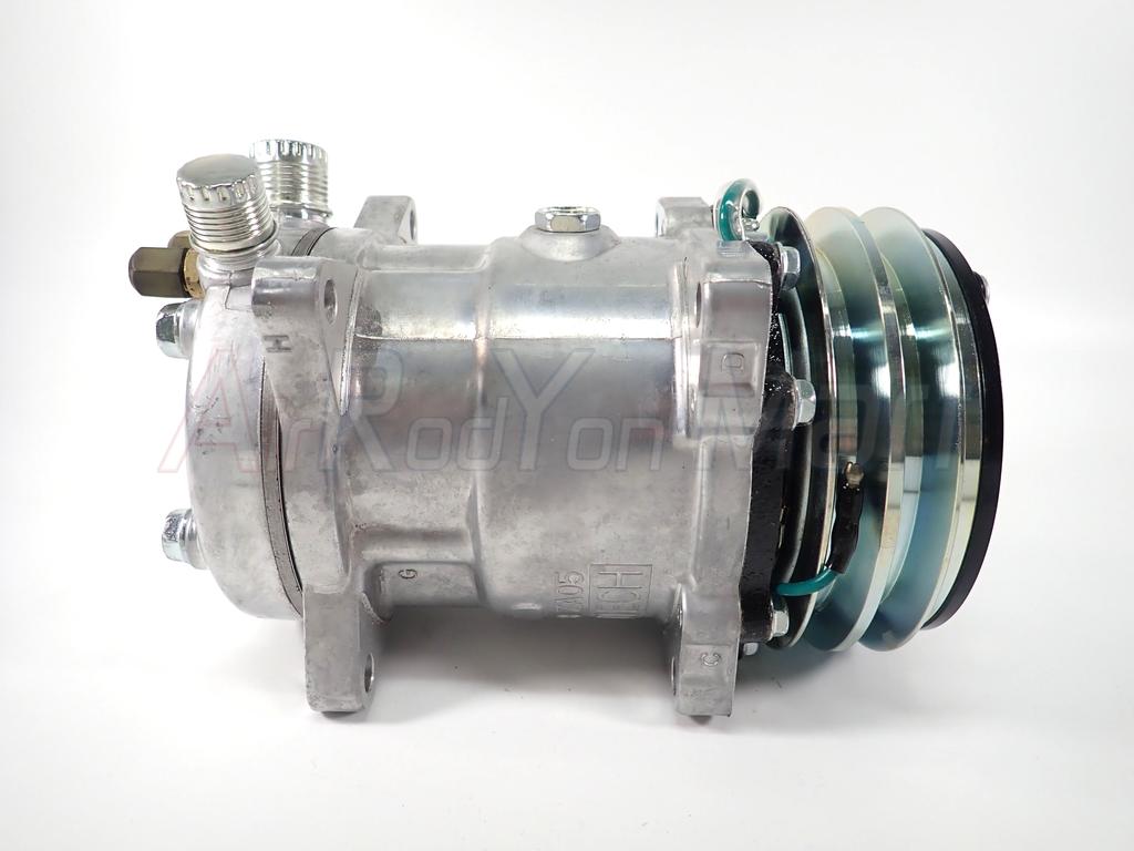 คอมแอร์ 508 (5S14) 24V หัวโอริง แบบมีหัวเติมน้ำยา 1/4" Innotech CY5S