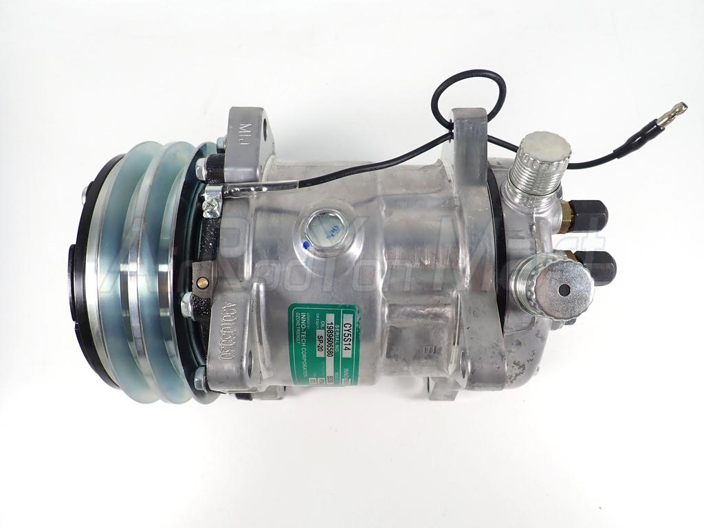 คอมแอร์ 508 (5S14) 12V หัวโอริง แบบมีหัวเติมน้ำยา 1/4" Innotech CY5S