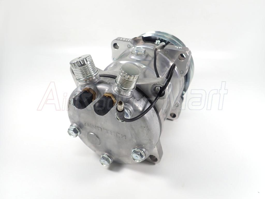 คอมแอร์ 508 (5S14) 12V หัวโอริง แบบมีหัวเติมน้ำยา 1/4" Innotech CY5S