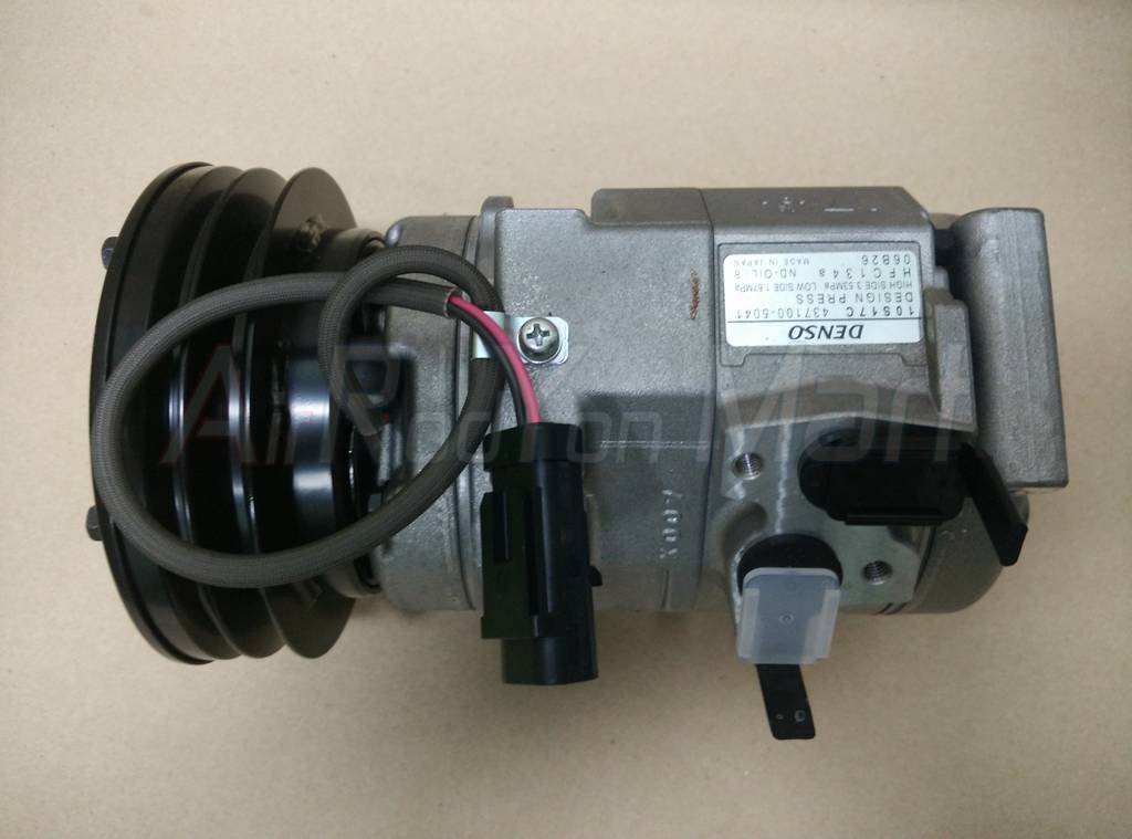 คอมแอร์ Caterpillar 320 หน้าคลัทช์ 1ร่องA คอม 10S17C Denso