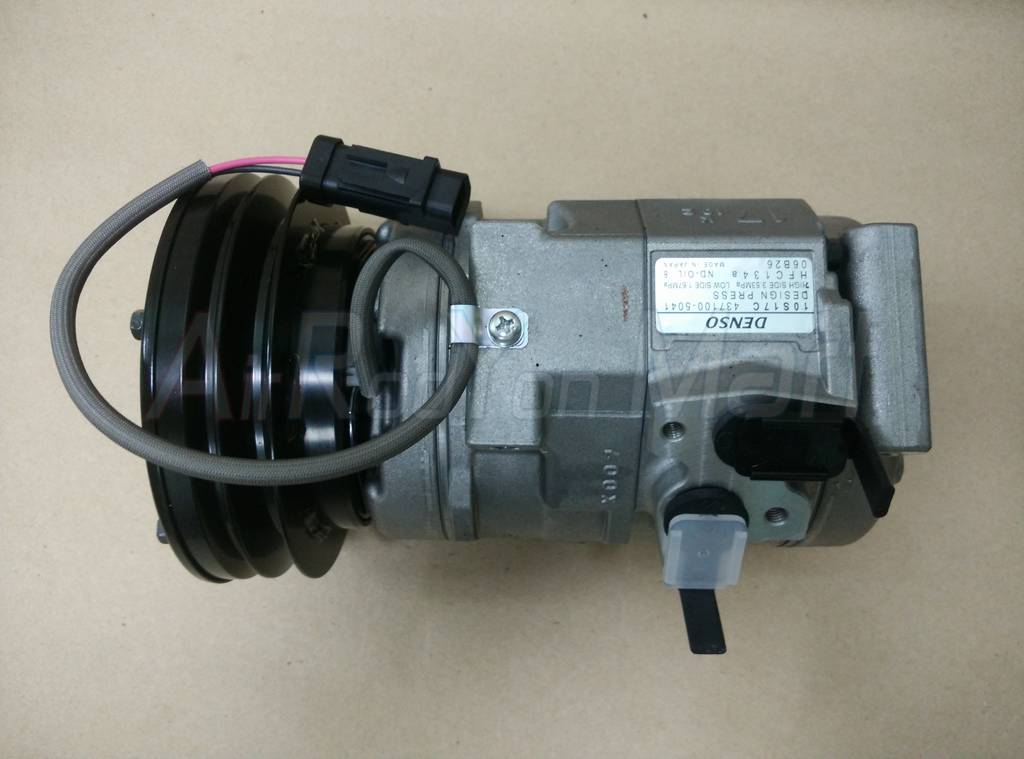 คอมแอร์ Caterpillar 320 หน้าคลัทช์ 1ร่องA คอม 10S17C Denso