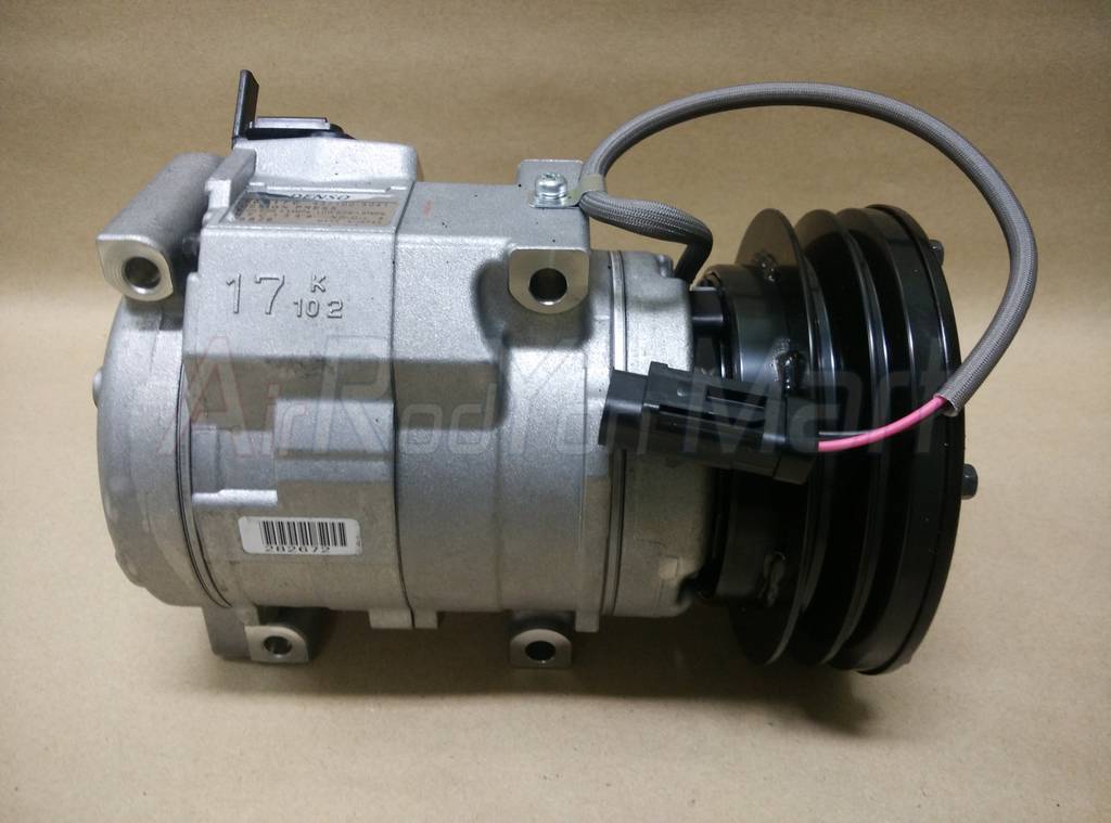 คอมแอร์ Caterpillar 320 หน้าคลัทช์ 1ร่องA คอม 10S17C Denso