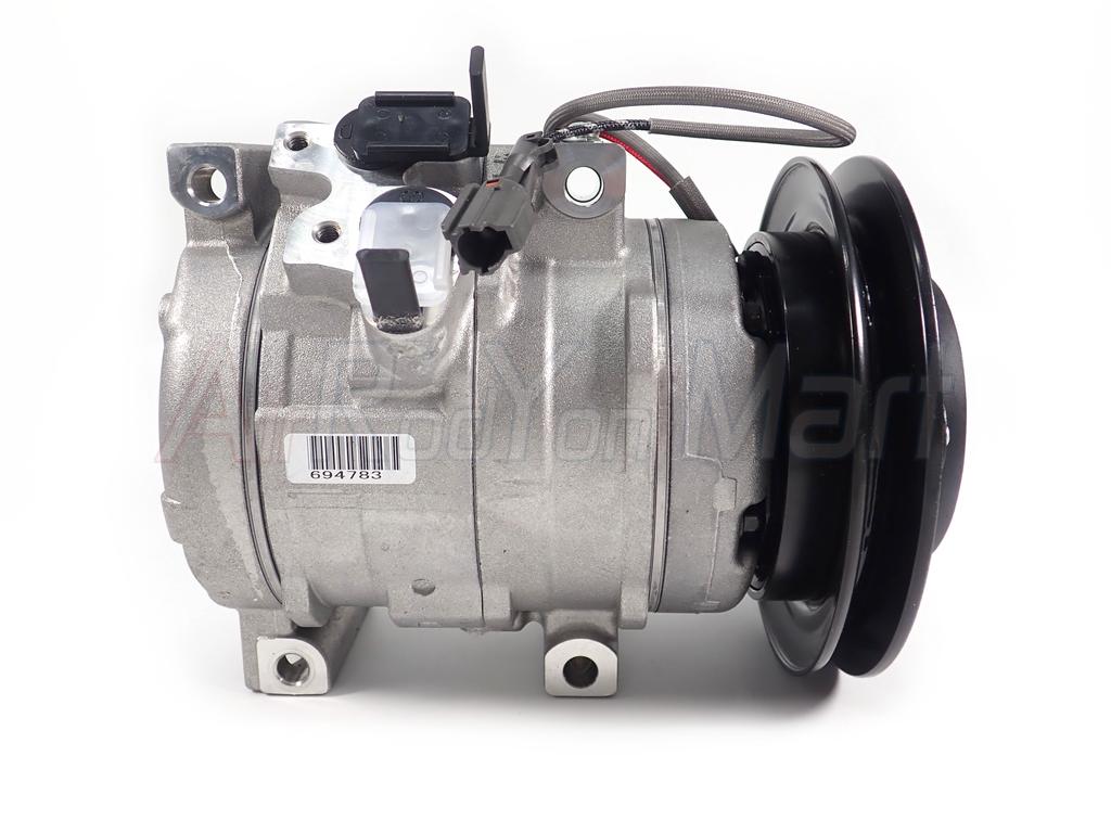 คอมแอร์ Isuzu Deca 24V 10S15C (7910) หัวแปะขวา Denso