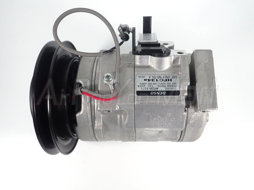 คอมแอร์ Isuzu Deca 24V 10S15C (7910) หัวแปะขวา Denso