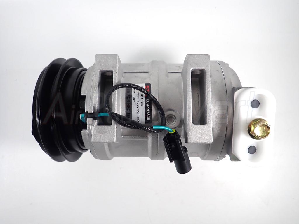 คอมแอร์ Mitsubishi Fuso หน้าคลัทช์ ร่องA 24V รูเล็ก