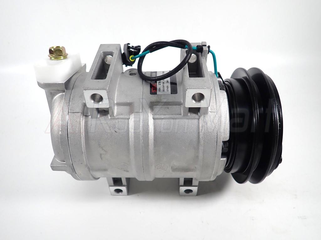 คอมแอร์ Mitsubishi Fuso หน้าคลัทช์ ร่องA 24V รูเล็ก