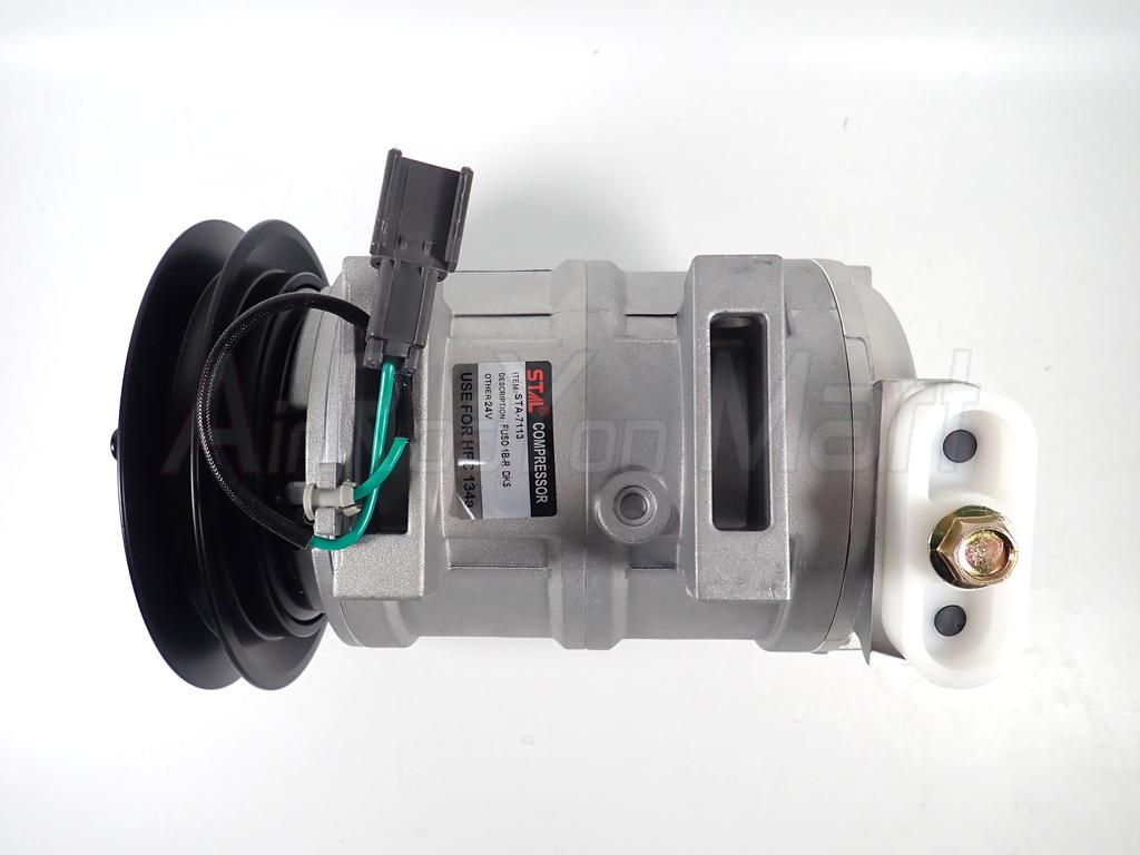 คอมแอร์ Mitsubishi Fuso หน้าคลัทช์ ร่องB 24V รูเล็ก