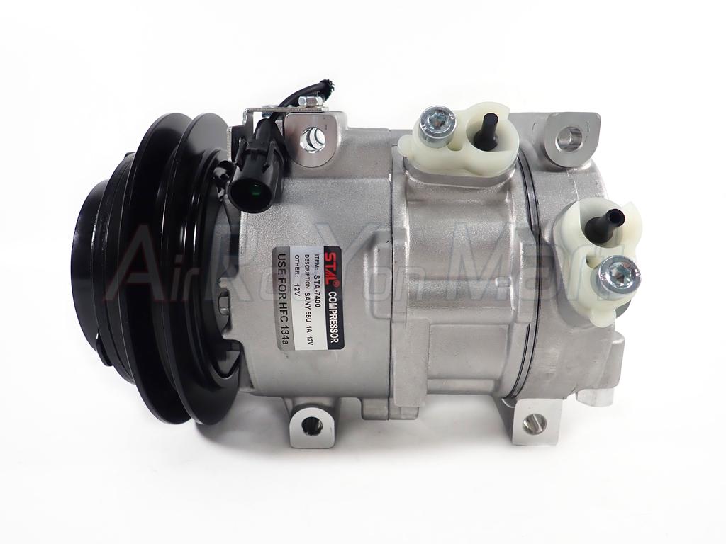 คอมแอร์ Sany SY 35U 55U มูเล่ 1ร่องA (12V)