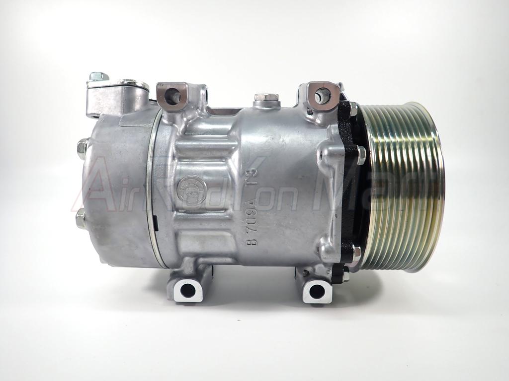 คอมแอร์ Scania 7H15 10PK หัวแปะบน (Model S8295) Sanden