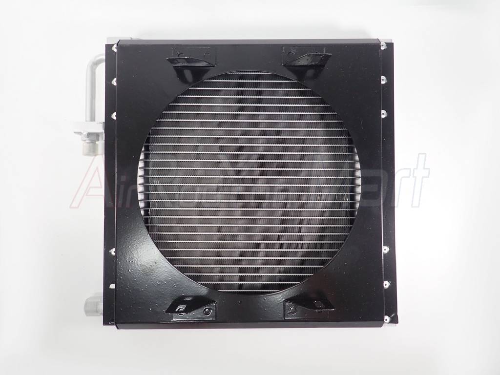 แผงแอร์รถยนต์ ขนาด 14 x 14 นิ้ว หนา 26 มม. หัวโอริง พร้อมกำบังลม
