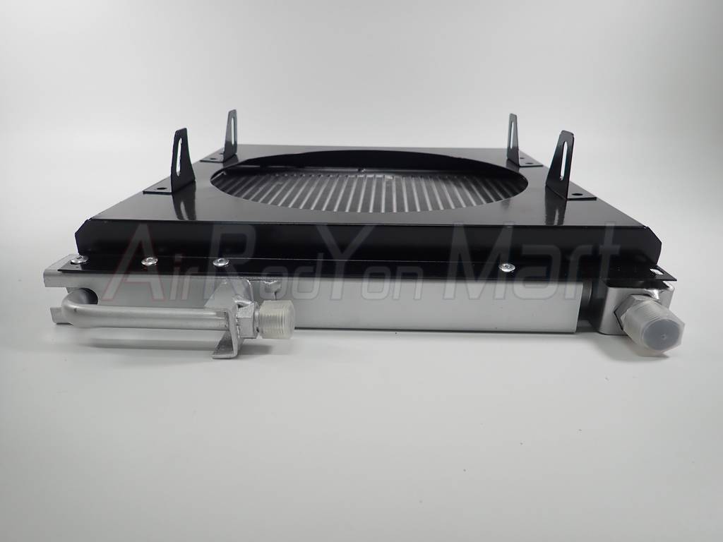 แผงแอร์รถยนต์ ขนาด 14 x 14 นิ้ว หนา 26 มม. หัวโอริง พร้อมกำบังลม