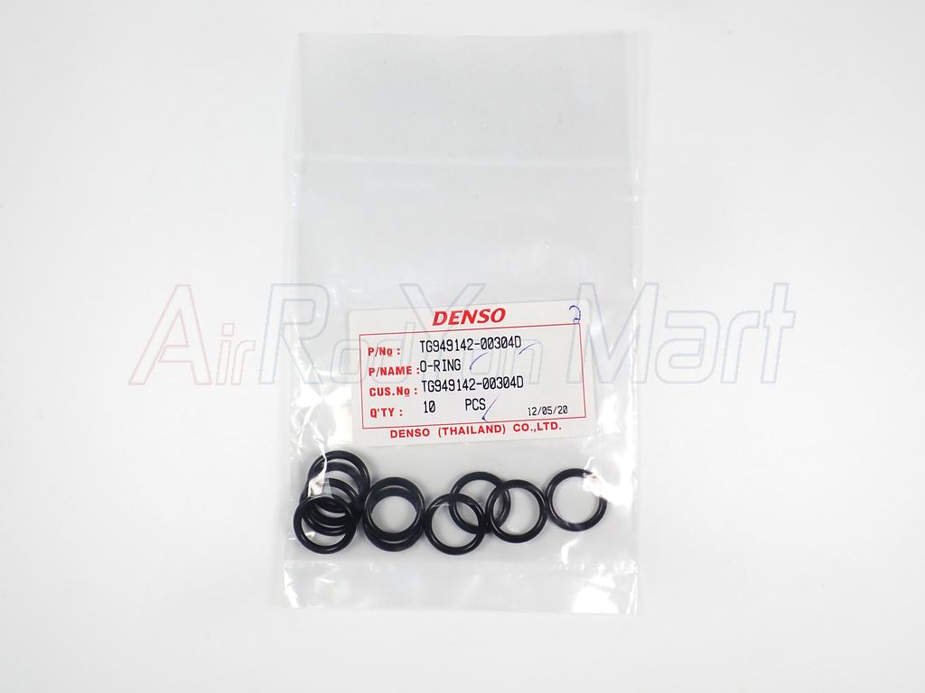 โอริงหัวสาย Denso R134a ไซส์ใหญ่ สำหรับท่อแอร์ใหญ่ 5/8" (1ซองมี 10 เส้น) Denso