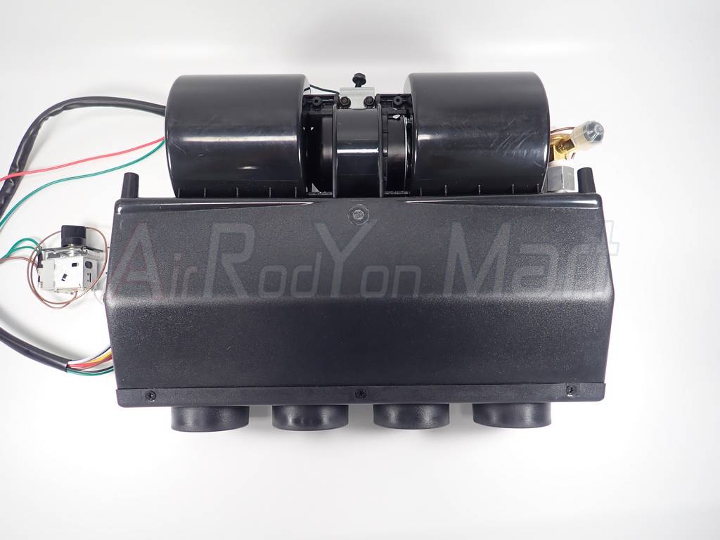 ตู้แอร์ 432 แบบฝัง ขนาดหน้ากว้าง 37 ซม 12V หัวเทเปอร์ ช่องลม4รู สำหรับติดตั้งในรถยนต์