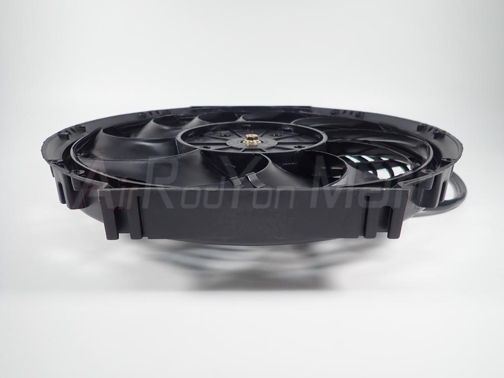 พัดลม 12 นิ้ว 10 ใบ 12V (ใบโค้งS แบบเป่าแผง) ระบบไฟ DC 12V 80W