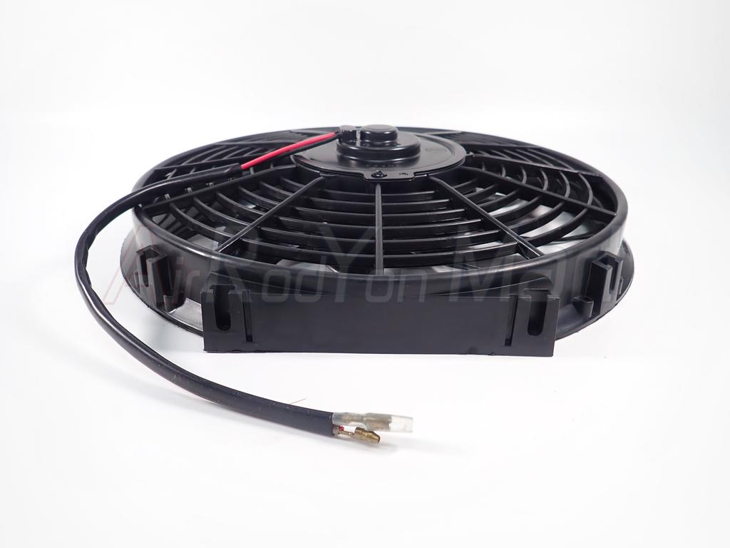 พัดลม 12 นิ้ว 10 ใบ 24V (ใบโค้งS แบบเป่าแผง) ระบบไฟ DC 24V 80W