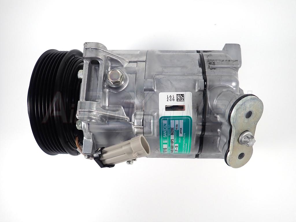 คอมแอร์ Chevrolet Zafira (SD PXV16) พูเล่ 6PK Sanden