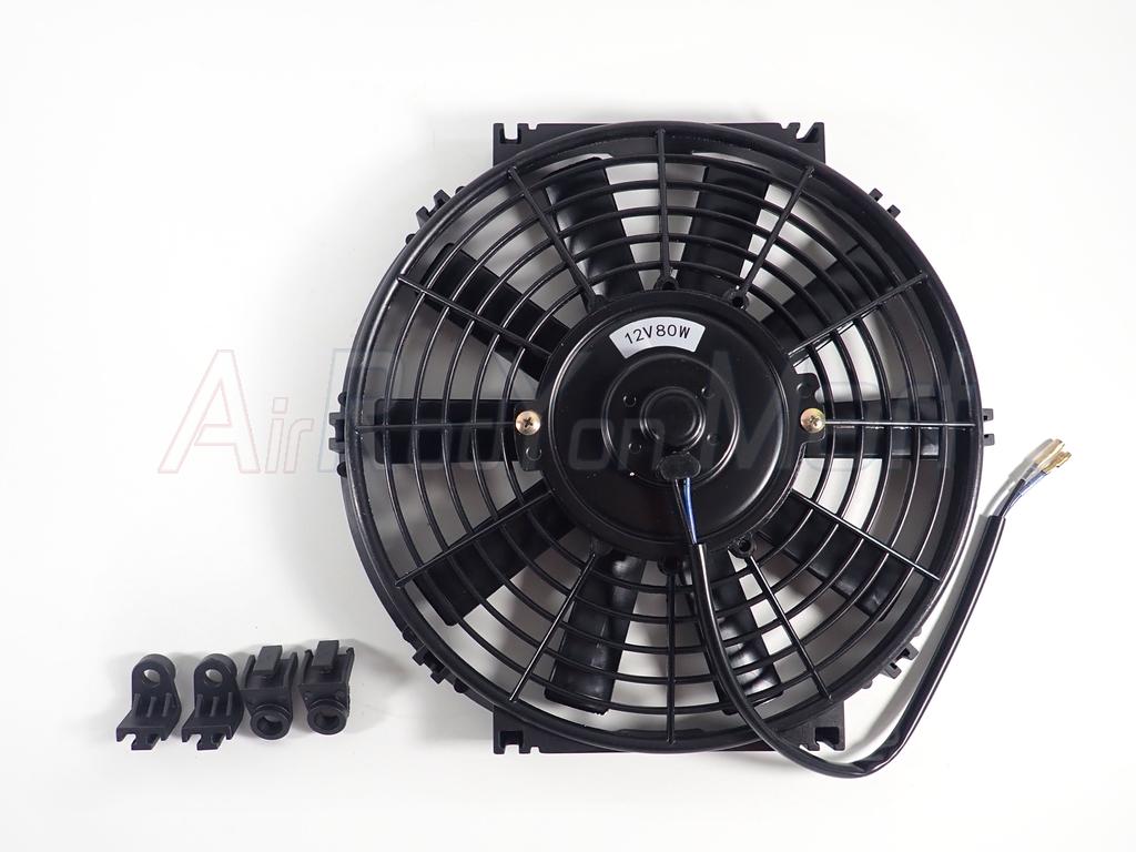 พัดลม 10 นิ้ว 10 ใบพัด 12V (กลับทางใบพัดได้ ใช้งานได้ทั้งแบบเป่าและดูด) ระบบไฟ DC 12V
