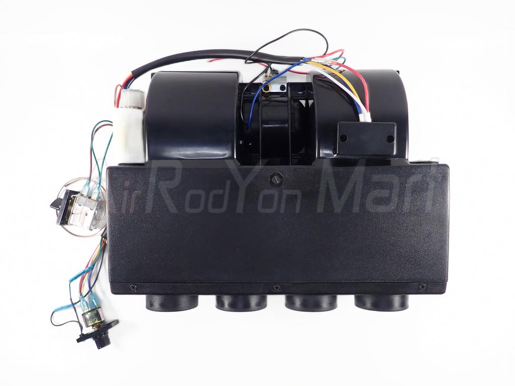 ตู้แอร์ 432 แบบฝัง ขนาดหน้ากว้าง 37 ซม 12V หัวโอริง ช่องลม4รู สำหรับติดตั้งในรถยนต์