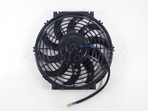 พัดลม 10 นิ้ว 10 ใบ 12V (ใบโค้งS แบบเป่าแผง)
