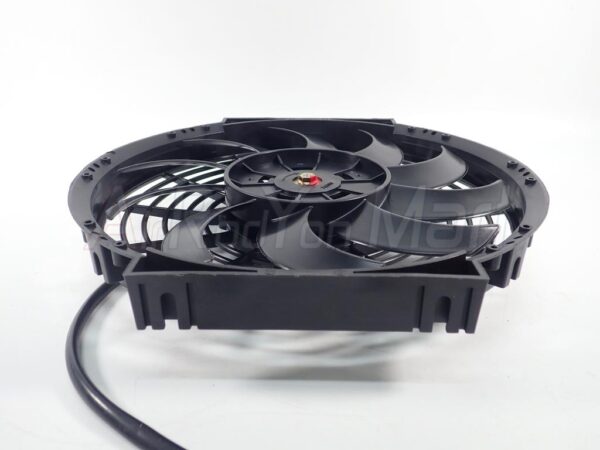 พัดลม 10 นิ้ว 10 ใบ 12V (ใบโค้งS แบบเป่าแผง)