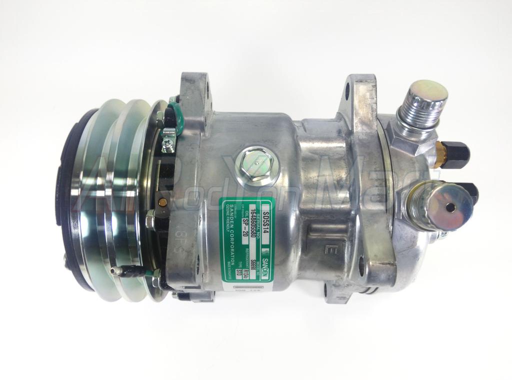 คอมแอร์ Sanden 508 (5S14) หัวเทเปอร์ 24V (S6698 มีหัวเติม) แบบ: 24V เทเปอร์ มีเติม Sanden