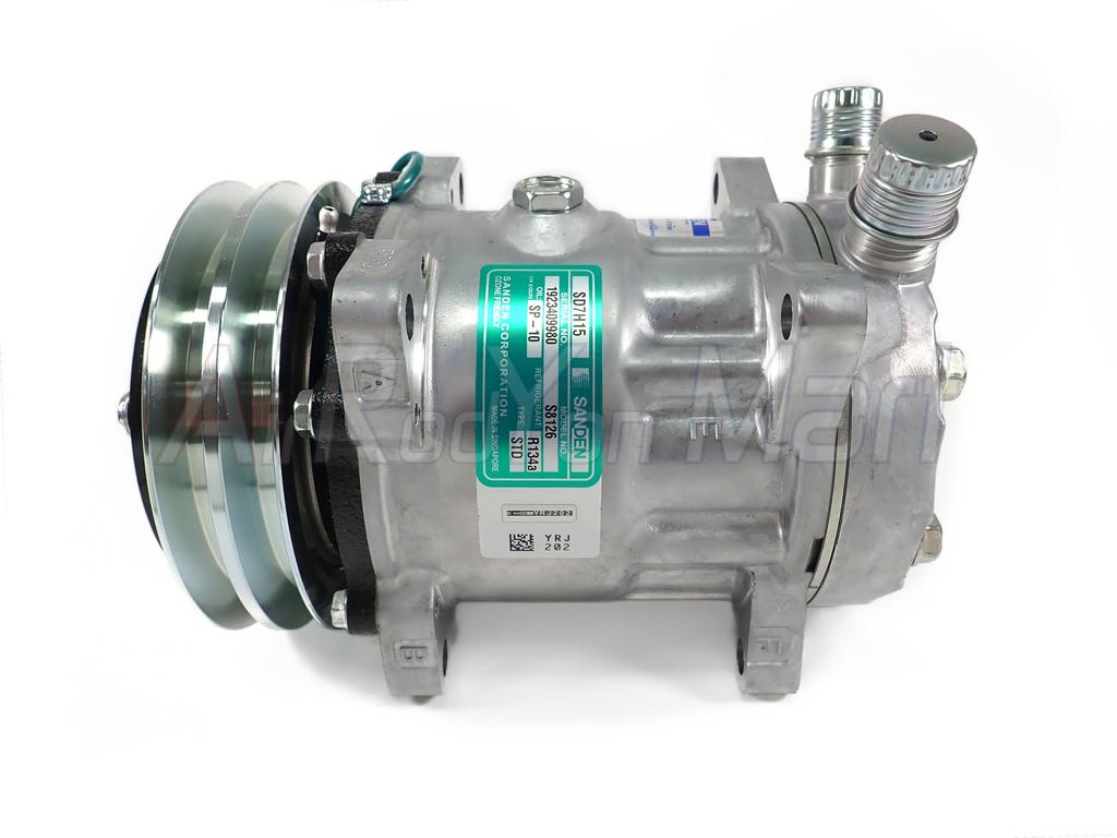 คอมแอร์ Sanden 709 7H15 หัวโอริง 24V (S8126) แบบ: 24V โอริง Sanden