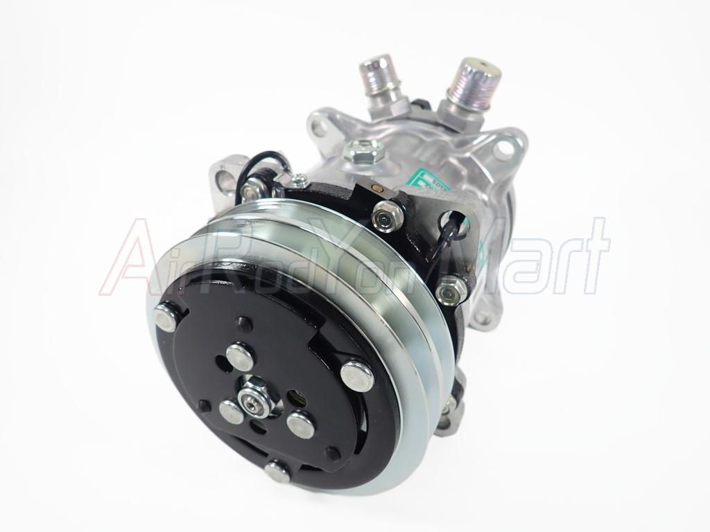 คอมแอร์ Sanden 507 (5S11) หัวเทเปอร์ 12V (S6368 มีหัวเติม) แบบ: 12V เทเปอร์ มีเติม Sanden