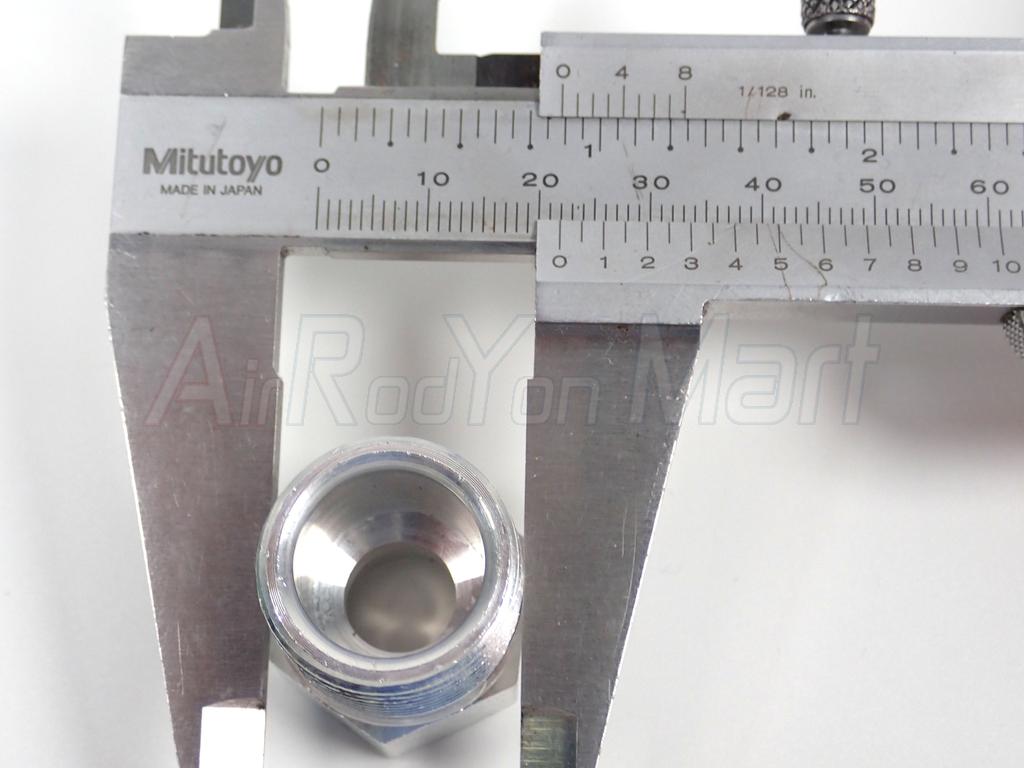 ผู้เชื่อมท่อแอร์รถยนต์ อลูมิเนียม หัวโอริง-ND กลาง 1/2"