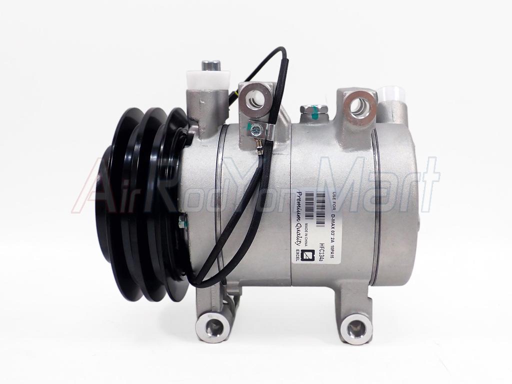 คอมแอร์ Isuzu D-max 2003-2005 พูเล่ 2ร่อง (คอมลูกสูบ) Excel