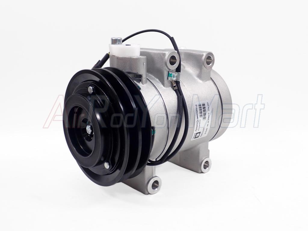 คอมแอร์ Isuzu D-max 2003-2005 พูเล่ 2ร่อง (คอมลูกสูบ) Excel