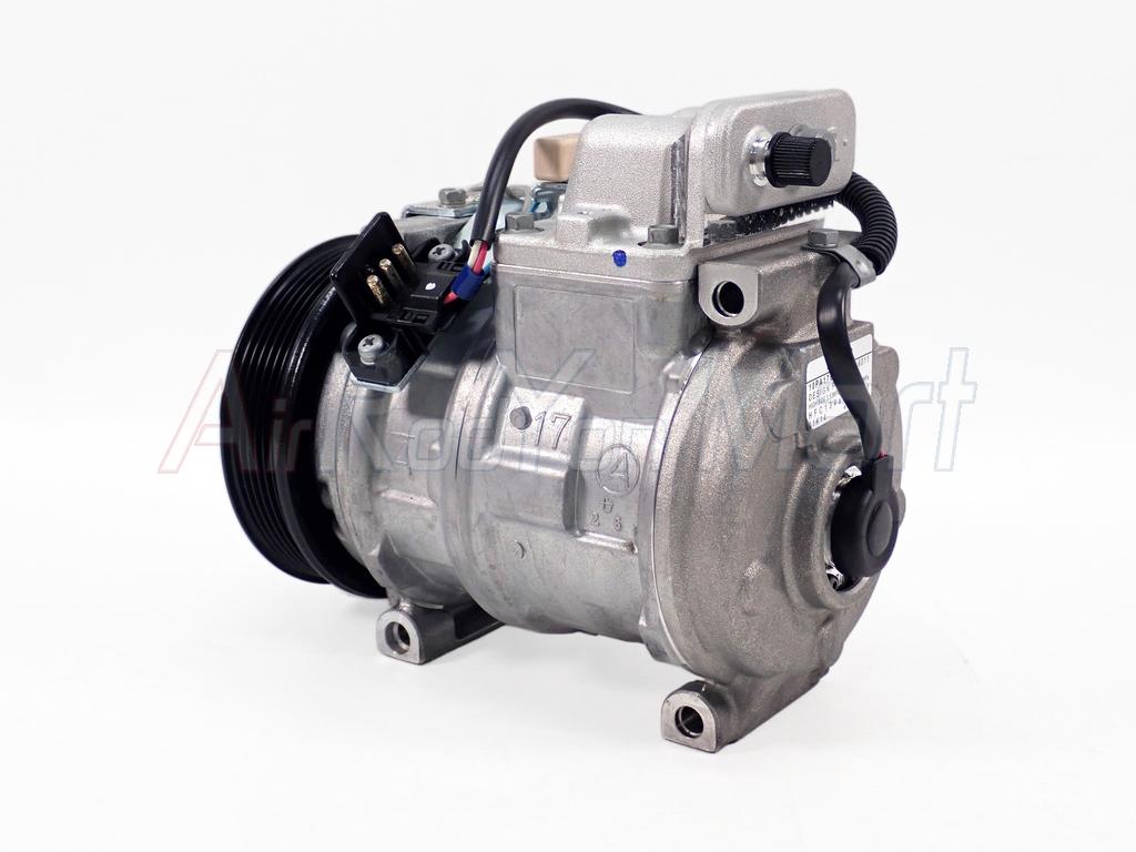 คอมแอร์ Benz W124 10PA17C ปลั๊กเอียงพร้อมฝาคอม Denso