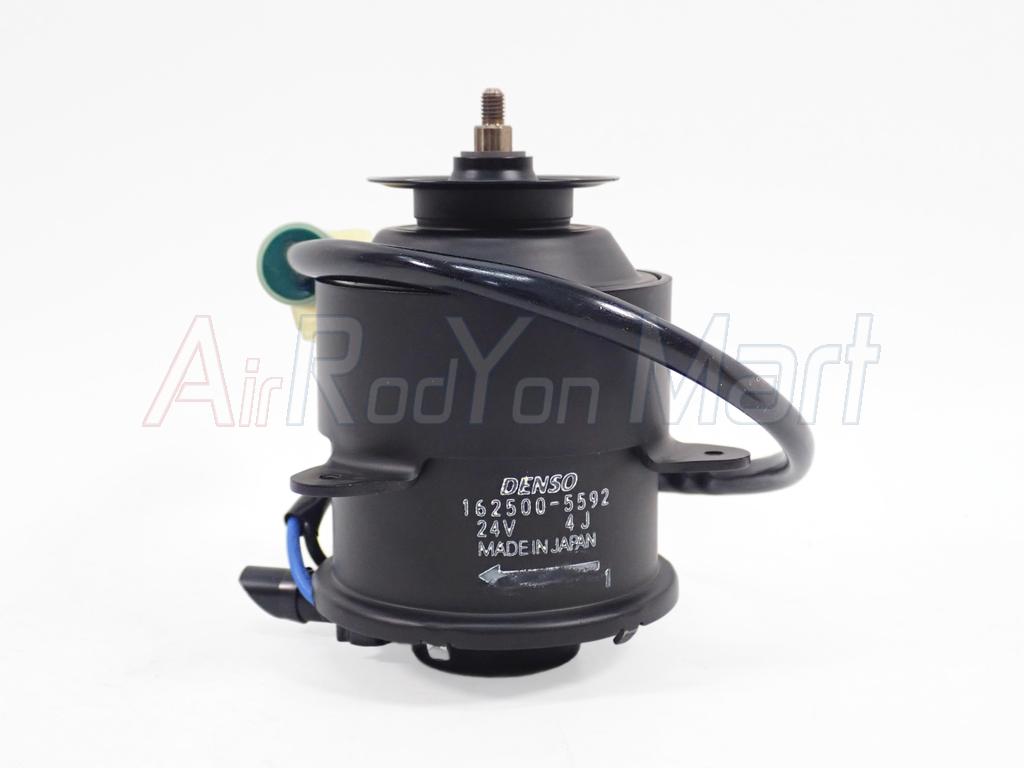 มอเตอร์พัดลม Hino Mega เป่าหม้อน้ำ 24V (162500-5592) Denso