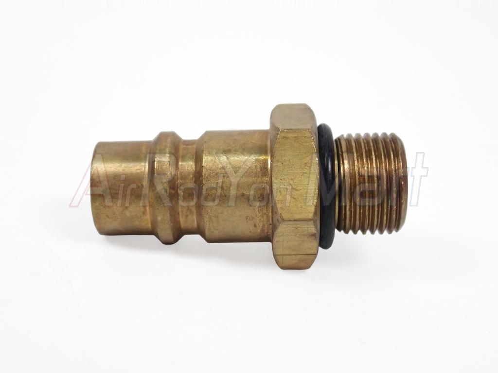หัวเติมน้ำยาแอร์แบบเกลียว ทองเหลือง R134a (L) ฝั่ง Low